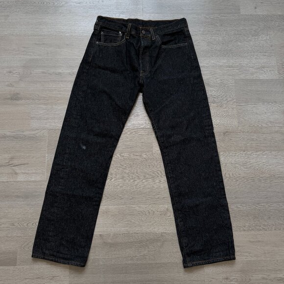 Levi's Other - Levis‎ 501 Original Shrink To Fit Button Fly Jeans Rigid Black Jeans Mens 32x32